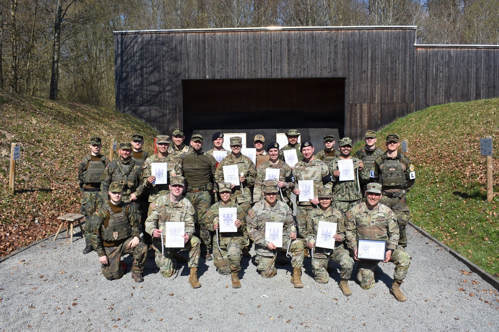 U.S. and German Forces Compete for Coveted Marksmanship Badge