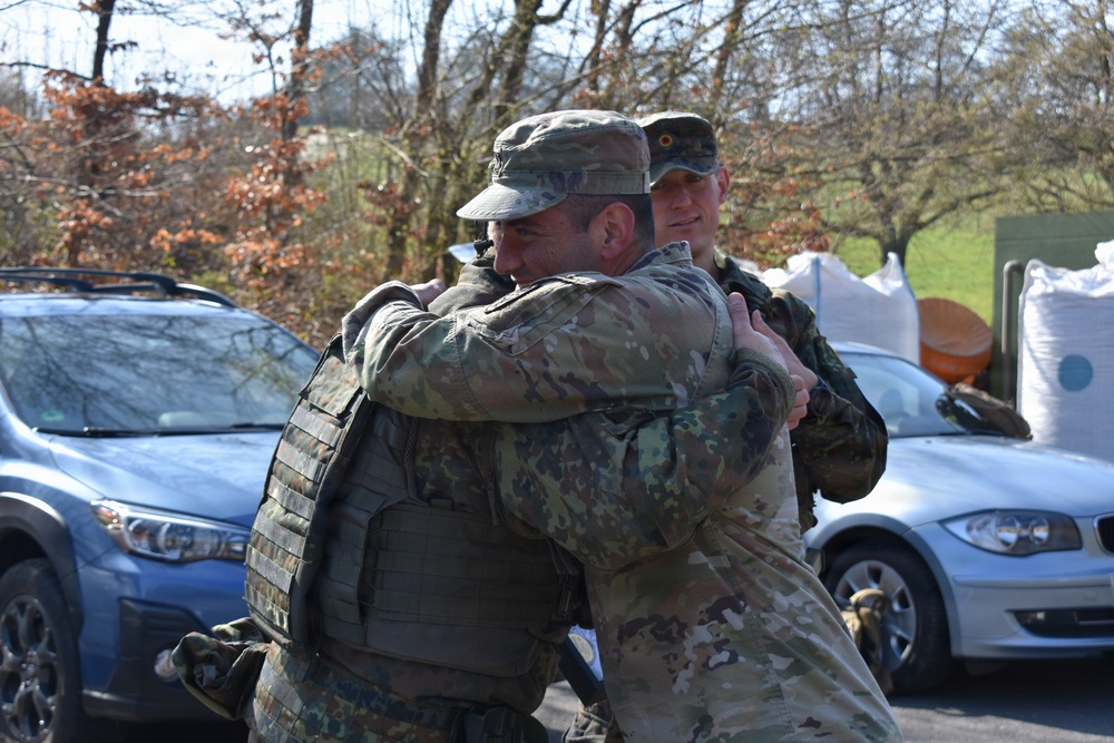 U.S. and German Forces Compete for Coveted Marksmanship Badge