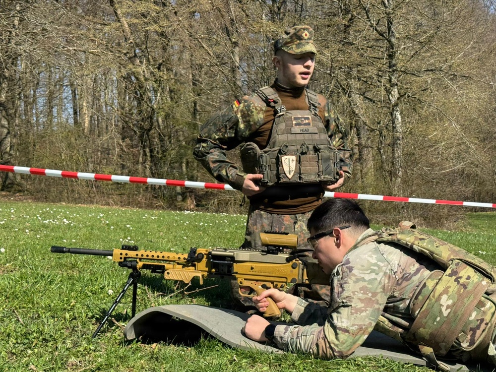 U.S. and German Forces Compete for Coveted Marksmanship Badge