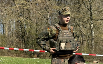 U.S. and German Forces Compete for Coveted Marksmanship Badge