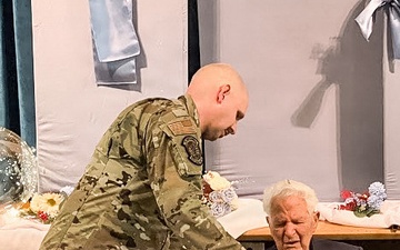 Volunteer-driven tribute honors World War II Army Air Corps veteran on 100th birthday