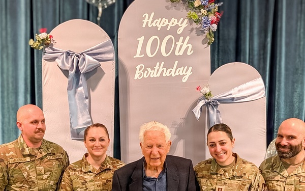 Volunteer-driven tribute honors World War II Army Air Corps veteran on 100th birthday