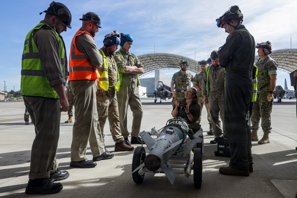 VMFAT-502 hosts UK Royal Air Force, Royal Navy