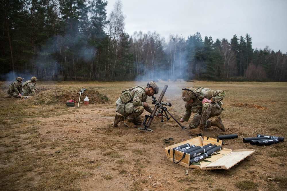 2d Cavalry Regiment Best Mortar Competition