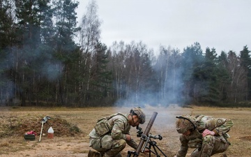 2d Cavalry Regiment Best Mortar Competition