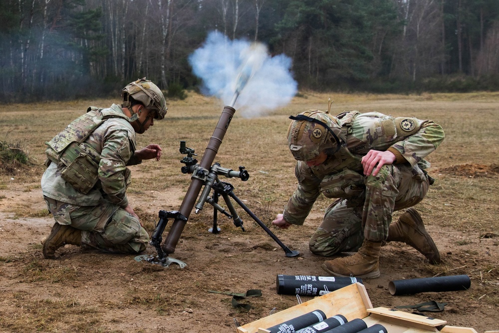 2d Cavalry Regiment Best Mortar Competition