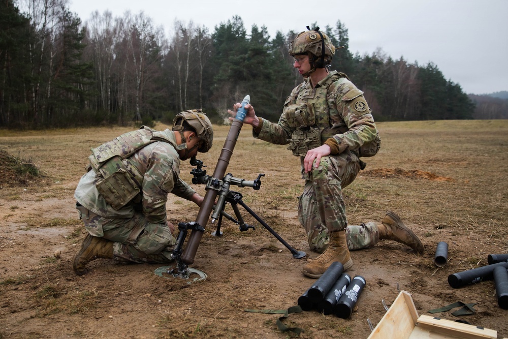 2d Cavalry Regiment Best Mortar Competition
