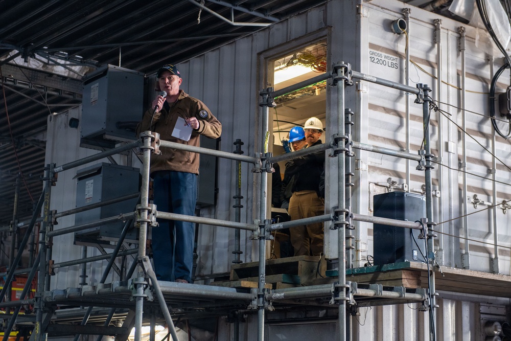USS John C. Stennis (CVN 74) All Hands Call