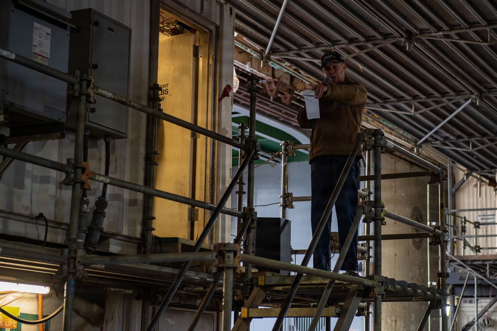 USS John C. Stennis (CVN 74) All Hands Call