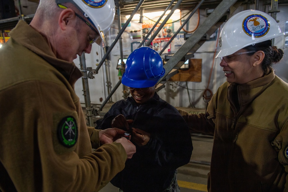 USS John C. Stennis (CVN 74) All Hands Call