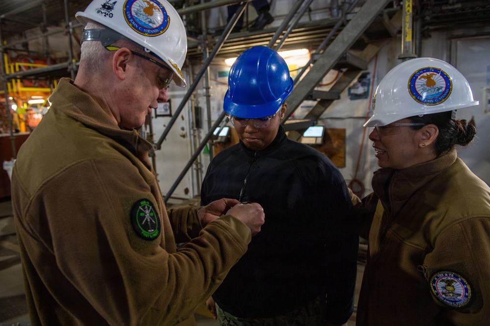 USS John C. Stennis (CVN 74) All Hands Call
