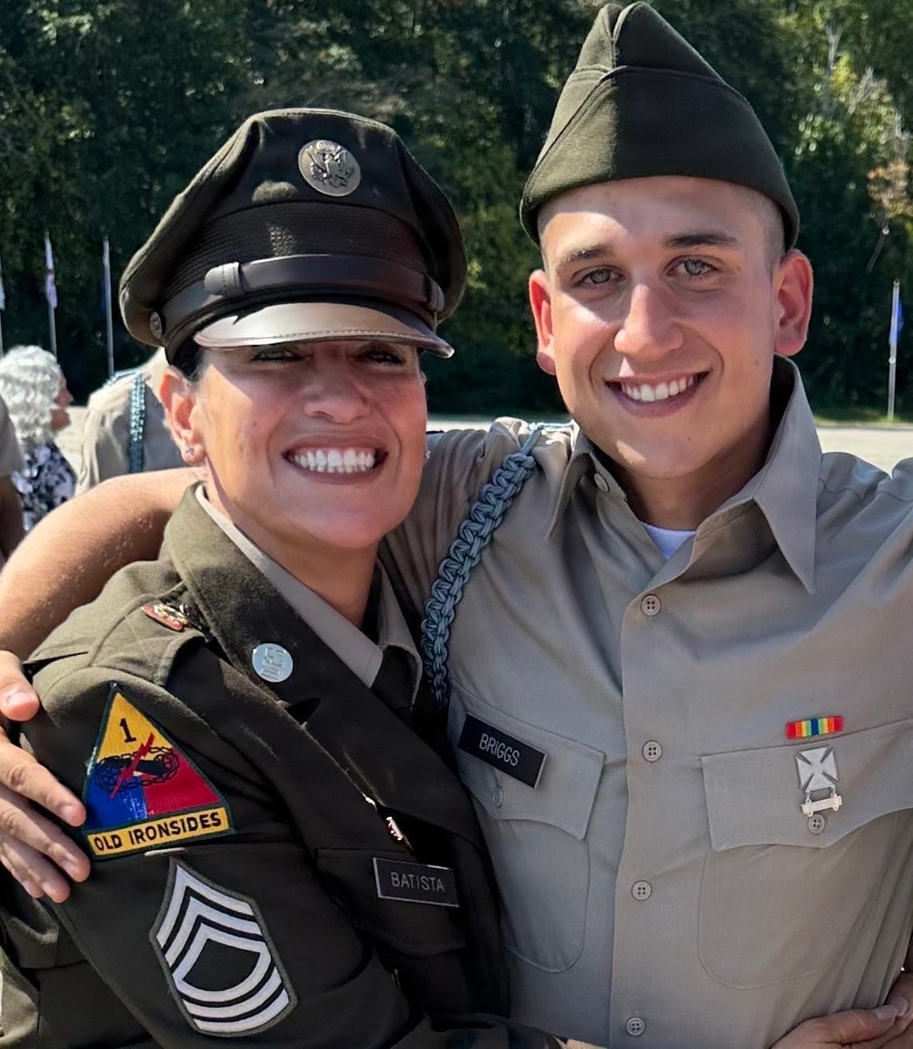 A Mother and a Son Serving Together