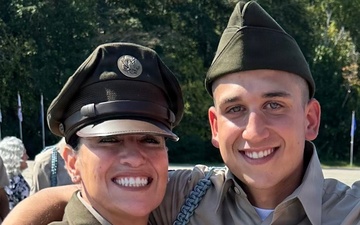 A Mother and a Son Serving Together