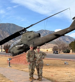 A Mother and a Son Serving Together