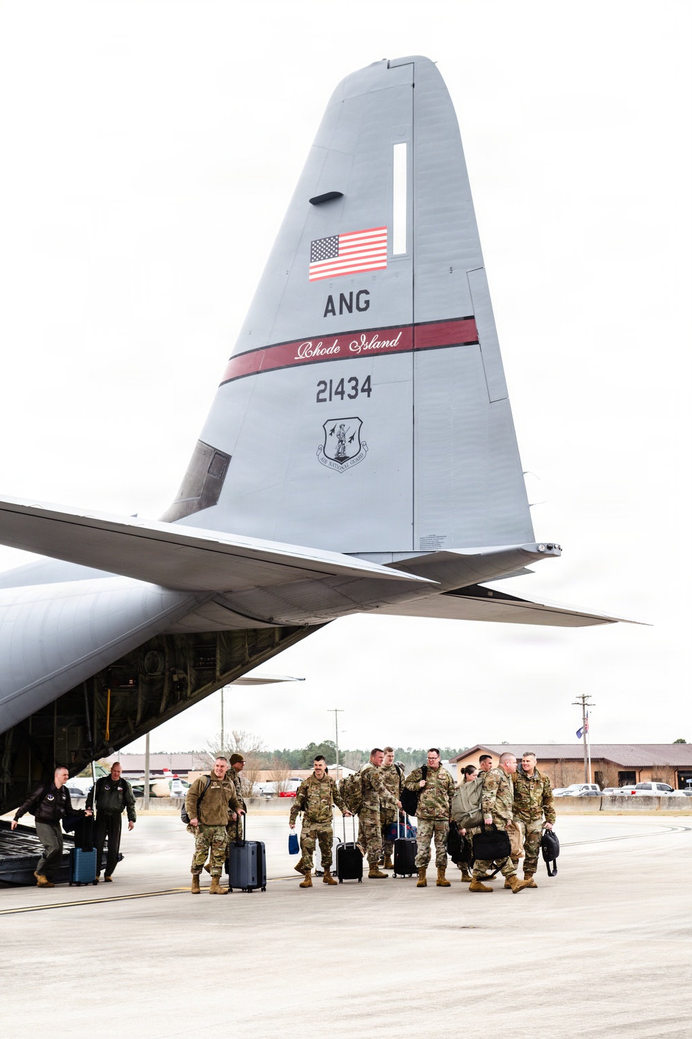 Rhode Island Air National Guard arrives at McEntire JNGB
