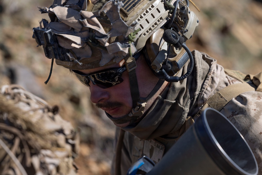 U.S. Marines with 3rd LAR integrate MMSP into live-fre exercise during NTC 26-05