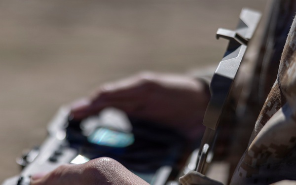 U.S. Marines with 3rd LAR integrate MMSP into live-fre exercise during NTC 26-05