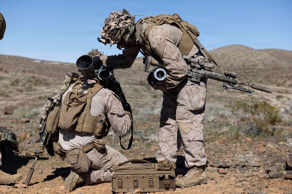 U.S. Marines with 3rd LAR integrate MMSP into live-fre exercise during NTC 26-05
