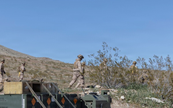 U.S. Marines with 3rd LAR integrate MMSP into live-fre exercise during NTC 26-05
