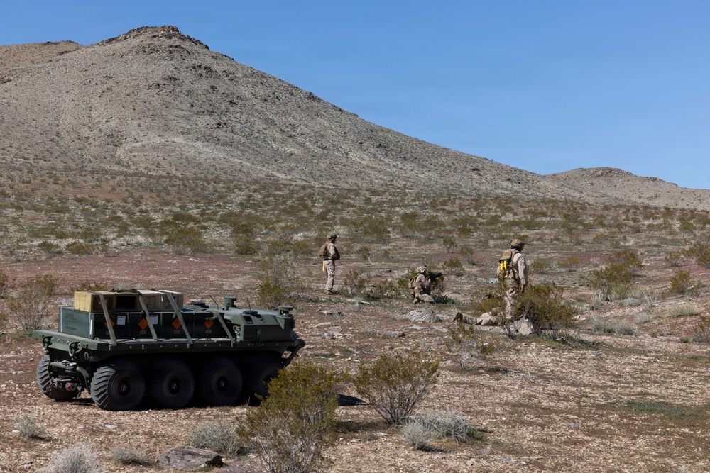 U.S. Marines with 3rd LAR integrate MMSP into live-fre exercise during NTC 26-05