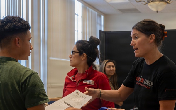 Runners prepare for Mojave Half-Marathon on the Combat Center