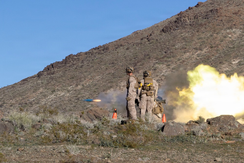 U.S. Marines with 3rd LAR integrate MMSP into live-fre exercise during NTC 26-05
