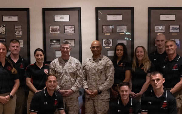 Runners prepare for Mojave Half-Marathon on the Combat Center