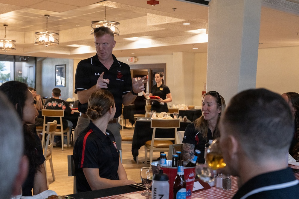 Runners prepare for Mojave Half-Marathon on the Combat Center