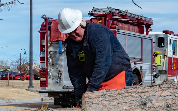 Airmen Restore F.E. Warren AFB After High Winds