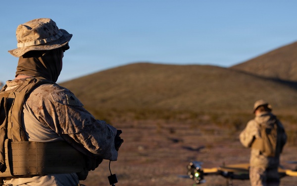U.S. Marines with 3rd LAR employ Tactical Resupply UAS during NTC 26-05
