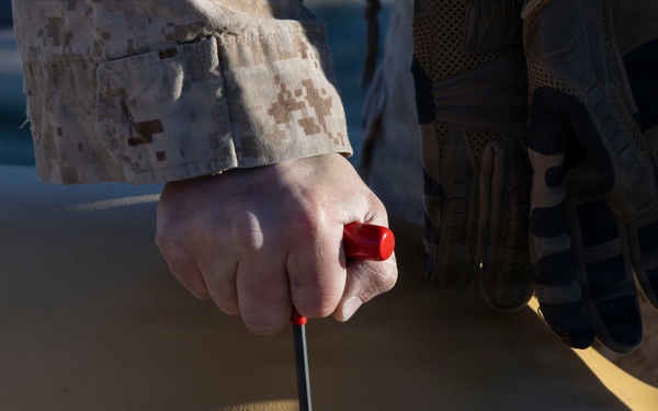 U.S. Marines with 3rd LAR employ Tactical Resupply UAS during NTC 26-05