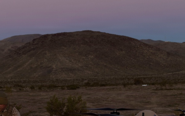 U.S. Marines with 3rd LAR employ Tactical Resupply UAS during NTC 26-05