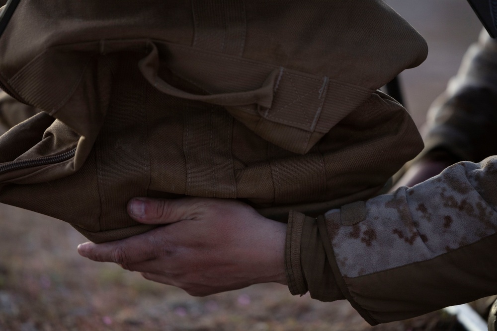 U.S. Marines with 3rd LAR employ Tactical Resupply UAS during NTC 26-05