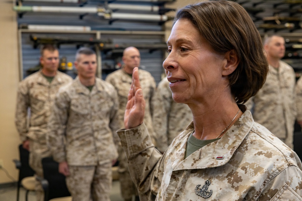 Chief Warrant Officer 5 Timberly Palumbo promotion ceremony