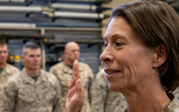 Chief Warrant Officer 5 Timberly Palumbo promotion ceremony