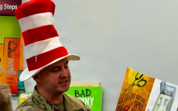 Fort McCoy Garrison leaders support Read Across America Week at local school