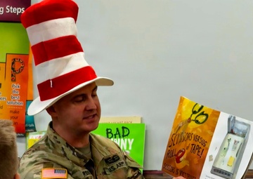 Fort McCoy Garrison leaders support Read Across America Week at local school