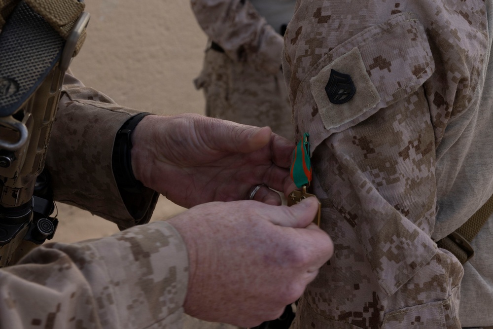 U.S. Marines with 3rd LAR awarded Navy and Marine Corps Achievement Medal