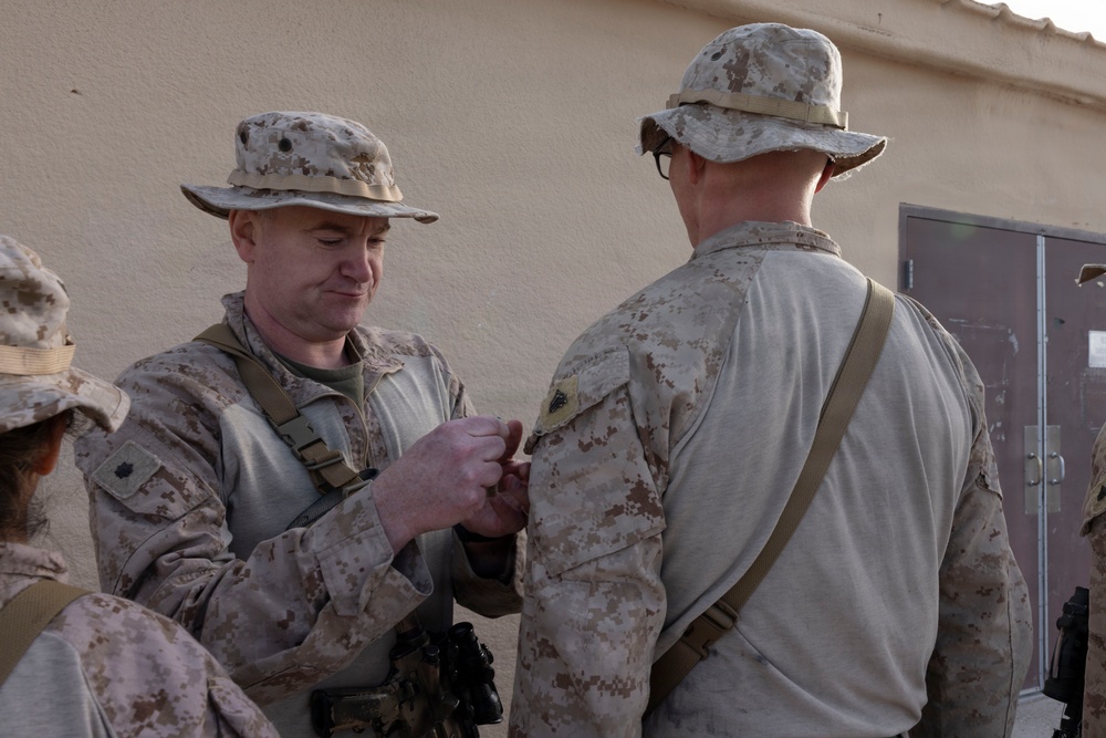 U.S. Marines with 3rd LAR awarded Navy and Marine Corps Achievement Medal