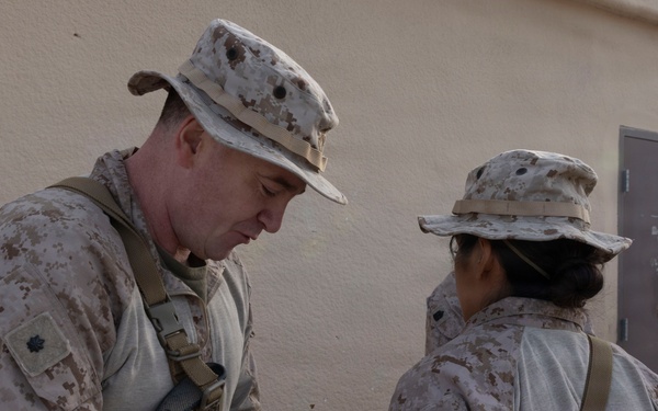 U.S. Marines with 3rd LAR meritoriously promote to corporal during NTC 26-05