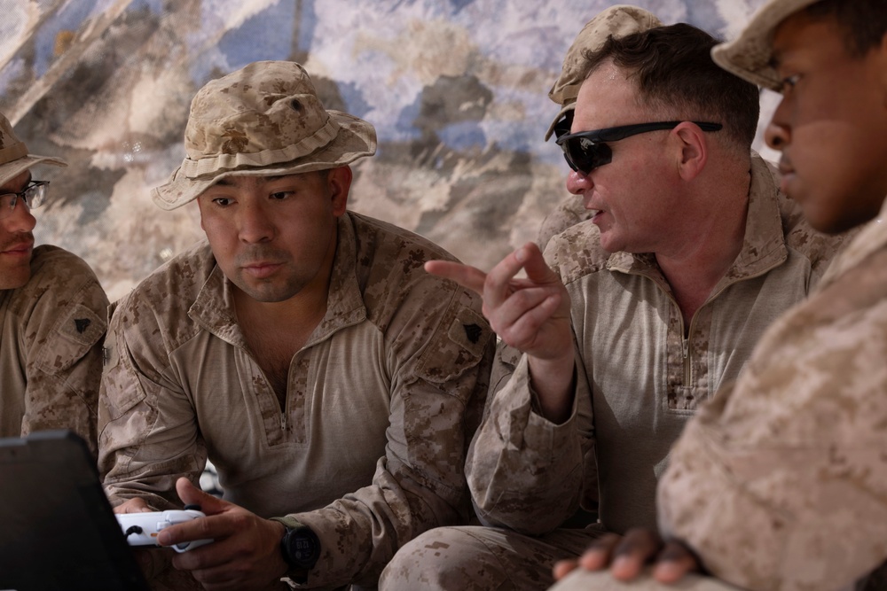 U.S. Marines with 3rd LAR prepare for live-fire exercise during NTC 26-05