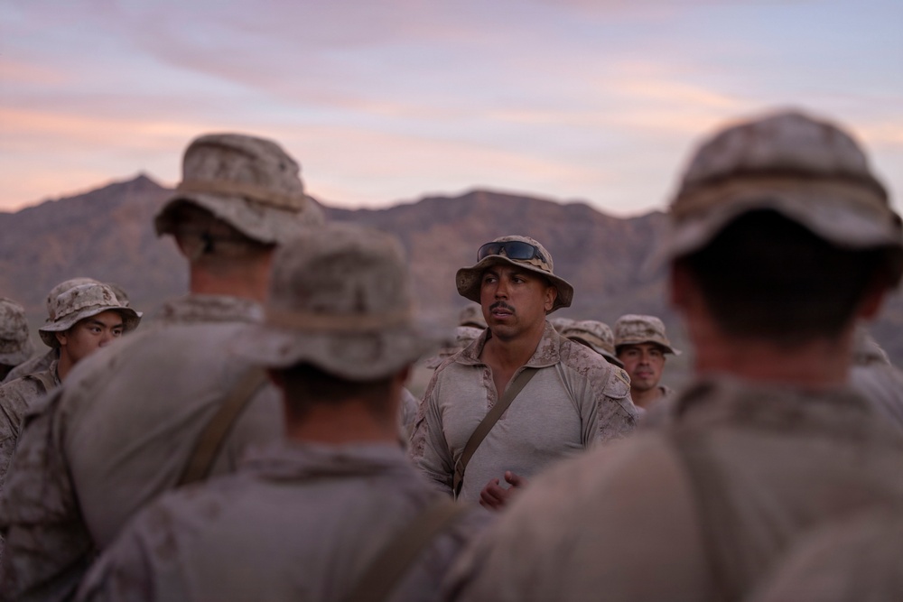 U.S. Marines with 3rd LAR prepare for live-fire exercise during NTC 26-05