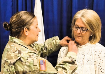 Civilian Service Commendation Medal Presentation at Fort McCoy