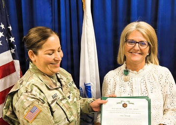 Civilian Service Commendation Medal Presentation at Fort McCoy