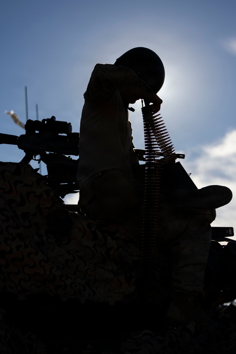 U.S. Marines with 3rd LAR prepare for live-fire exercise during NTC 26-05