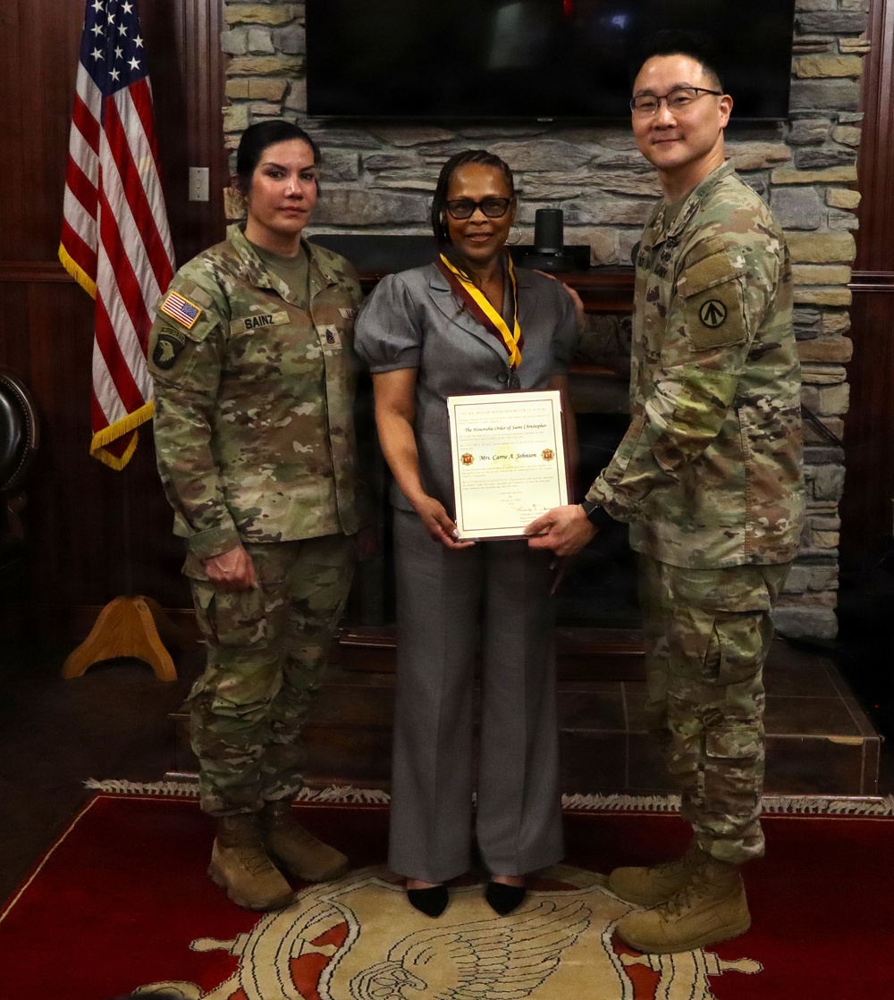 Rapid Support surface warrior Carrie Banks Inducted into Order of St. Christopher