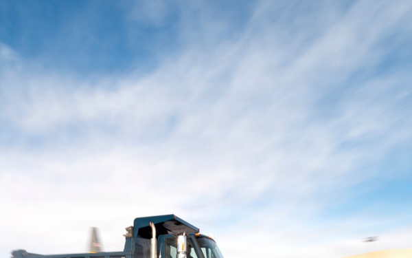 Flight line ice removal operations