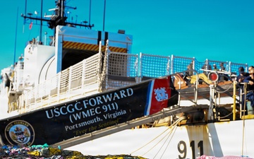 Coast Guard offloads over $49.3 million in illicit drugs interdicted in Eastern Pacific Ocean