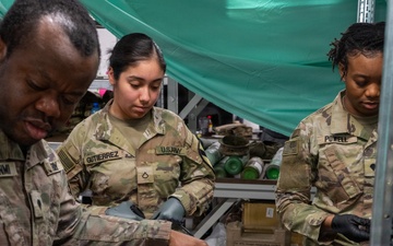 1-12 Cav medical platoon trains with Czech and Danish partners at Pabradė Training Area