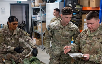 1-12 Cav medical platoon trains with Czech and Danish partners at Pabradė Training Area
